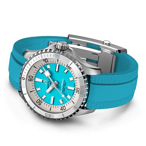 breitling superocean 36 weiss|breitling superocean 36 turquoise.